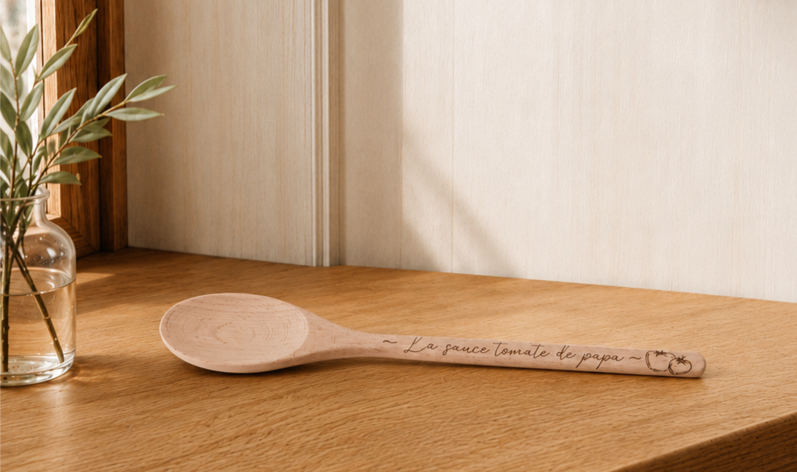 Cuillère de cuisine personnalisable